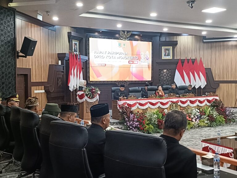 Rapat Paripurna Istimewa digelar DPRD Dalam Rangka Memperingati Hari Jadi Kota Mojokerto Ke-108