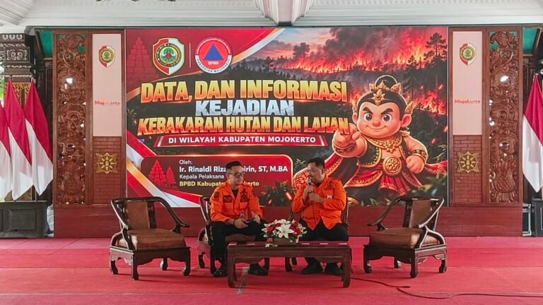 Upaya Pencegahan Karhutla, BPBD Kab Mojokerto Gelar Rakor Pengelolaan Resiko dan Penanganan Karhutla 2026